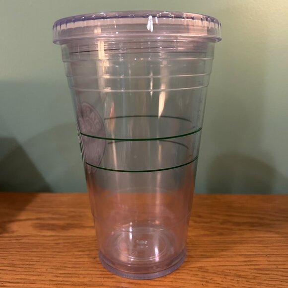 STARBUCKS 16 OZ CLEAR CUP ORIGINAL LOGO - Picture 2 of 5
